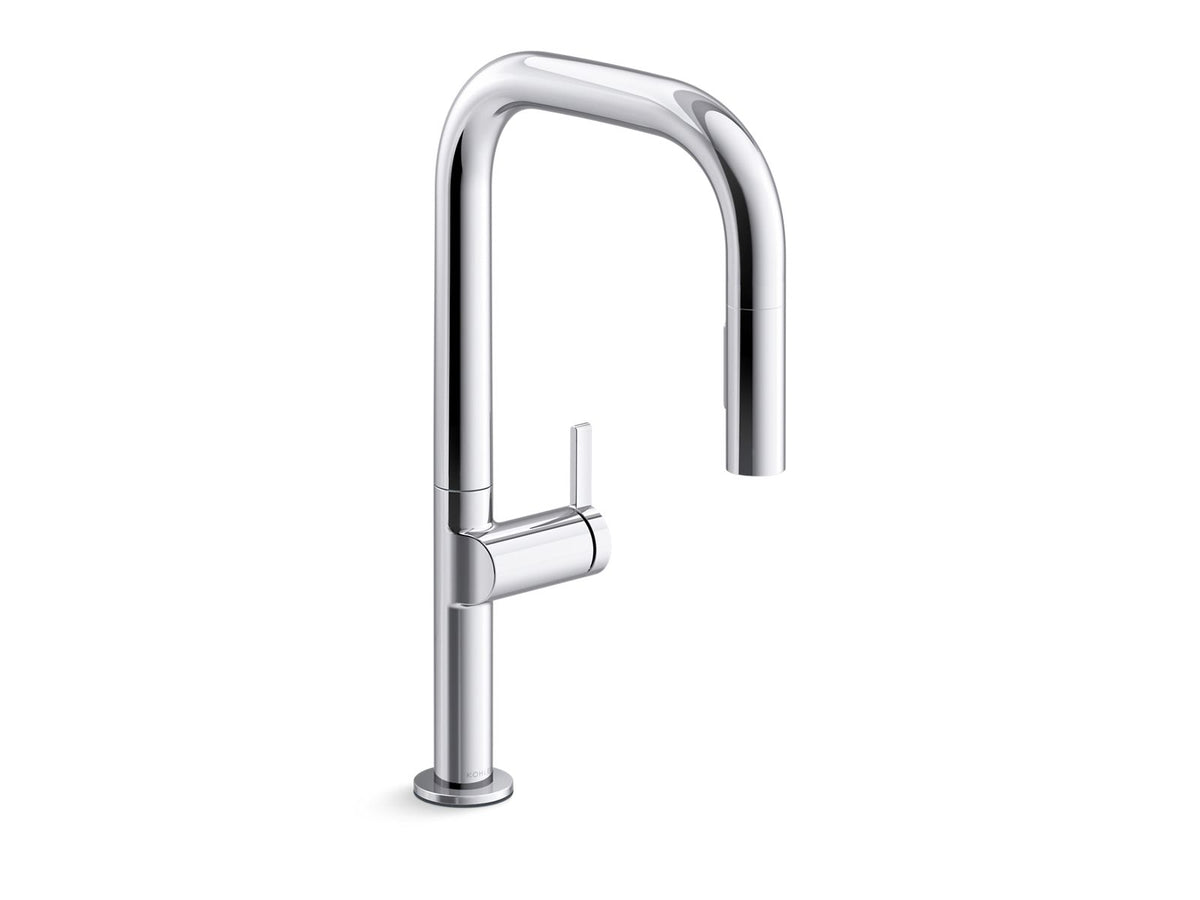 KOHLER K-28271-CP Components Touchless Pull-Down Kitchen Sink Faucet With Two-Function Sprayhead - Polished Chrome