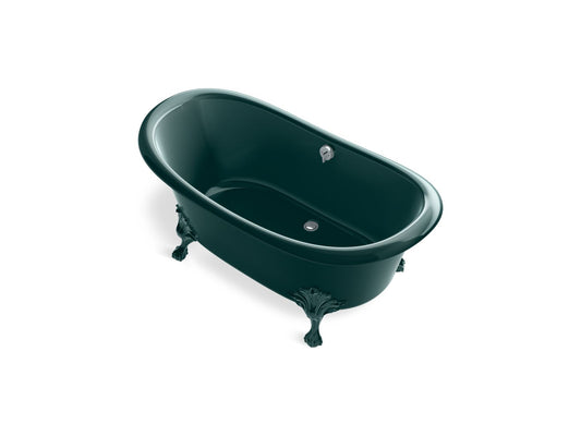 Kohler K-21000-PAT-17 Artifacts 66-1/8 In. X 32-1/2 In. Freestanding Bath In Teal Teal