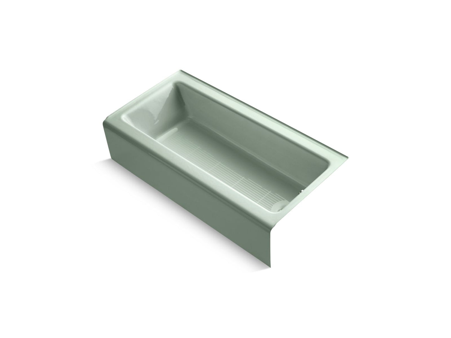 Kohler K-838-42 Bellwether 60 In. X 30-1/4 In. Alcove Bath, Right Drain In Aspen Green