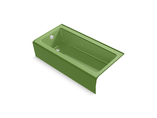 Kohler K-837-34 Bellwether 60 In. X 30-1/4 In. Alcove Bath, Left Drain In Fresh Green