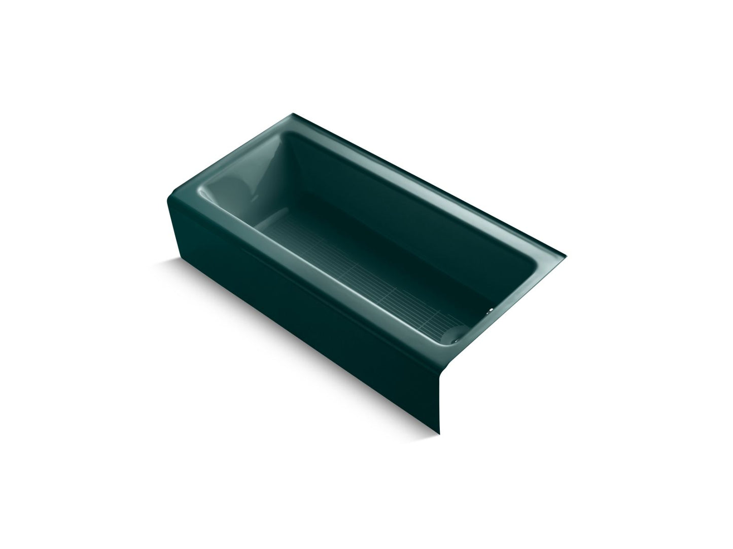 Kohler K-838-17 Bellwether 60 In. X 30-1/4 In. Alcove Bath, Right Drain In Teal