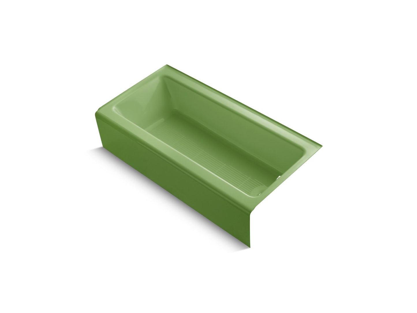 Kohler K-838-34 Bellwether 60 In. X 30-1/4 In. Alcove Bath, Right Drain In Fresh Green