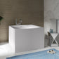 KOHLER K-31404-HW1 Stillness Soak 46" X 46" Freestanding Bath In Honed White