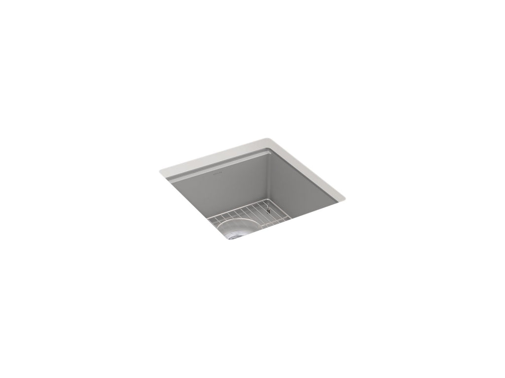 KOHLER K-33711-CM4 Billings 17-1/2" Undermount Bar Sink - Matte Grey