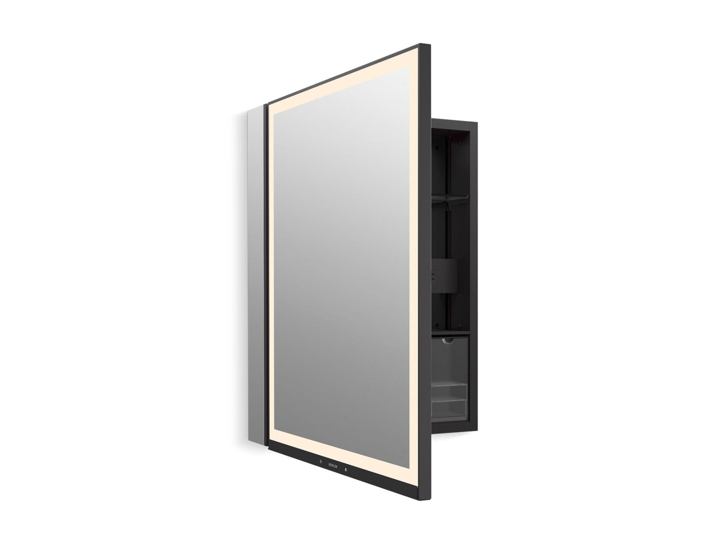 KOHLER K-33690-L-NA Collage 24 in. X 32 in. Lighted Medicine Cabinet Left-Hinged In N/A