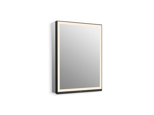 KOHLER K-33690-L-NA Collage 24" x 32" lighted framed medicine cabinet, left-hinged