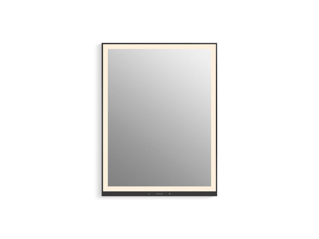 KOHLER K-33690-L-NA Collage 24" X 32" Lighted Framed Medicine Cabinet, Left-Hinged