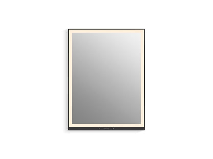 KOHLER K-33690-L-NA Collage 24" x 32" lighted framed medicine cabinet, left-hinged