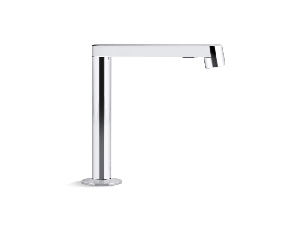 KOHLER K-103M37-SANA-2MB Components Touchless Single-Hole Lavatory Faucet With Kinesis Sensor Technology And Temperature Mixer, Ac-Powered, 0.5 Gpm - Vibrant Brushed Moderne Brass