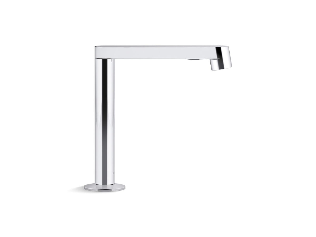 KOHLER K-103M37-SANA-2MB Components Touchless Single-Hole Lavatory Faucet With Kinesis Sensor Technology And Temperature Mixer, Ac-Powered, 0.5 Gpm - Vibrant Brushed Moderne Brass