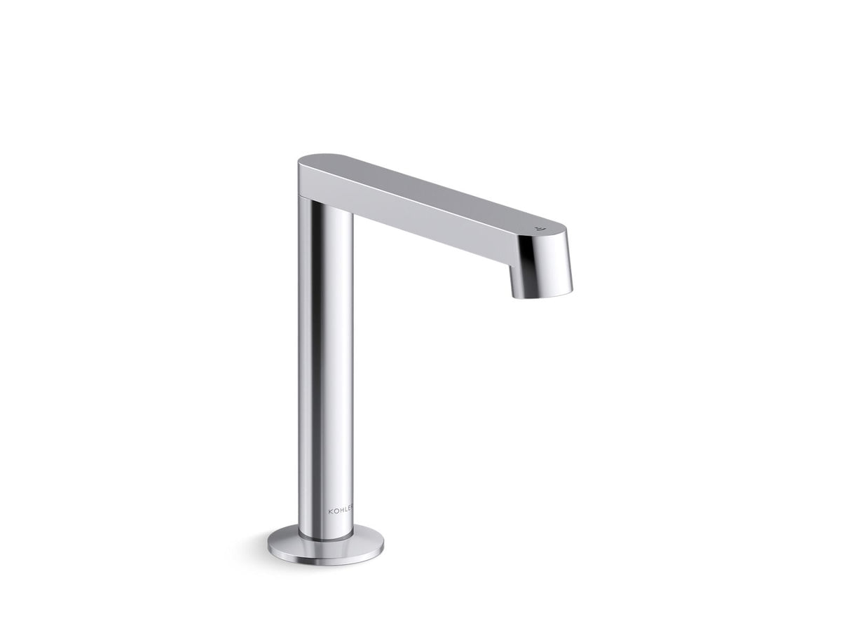 KOHLER K-103M37-SANA-CP Components Touchless Single-Hole Lavatory Faucet With Kinesis Sensor Technology And Temperature Mixer, Ac-Powered, 0.5 Gpm - Polished Chrome