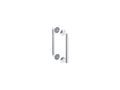 KOHLER K-27679-CP Components 11" Shower Door Handle - Polished Chrome