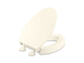 KOHLER K-27930-96 Border Elevated Quiet-Close elongated toilet seat - Biscuit