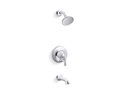 KOHLER K-T35944-4Y-CP Buckley Rite-Temp bath and shower trim kit with push-button diverter, 2.5 gpm - Polished Chrome