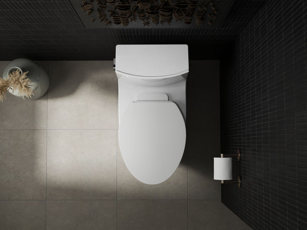 KOHLER K-26801-0 Impro Readylatch Quiet-Close Elongated Toilet Seat - White