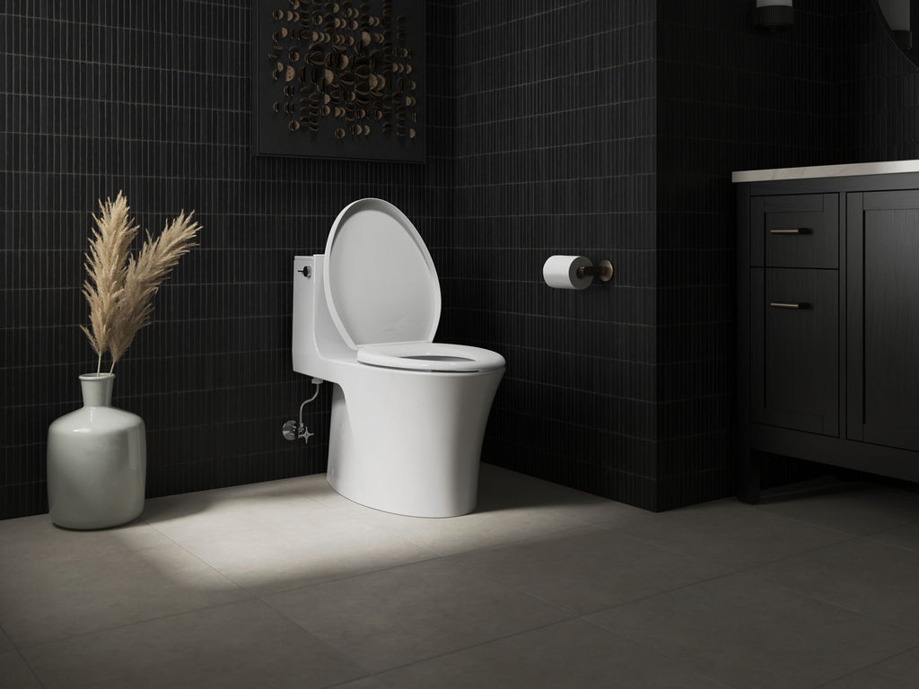 KOHLER K-26801-0 Impro Readylatch Quiet-Close Elongated Toilet Seat - White