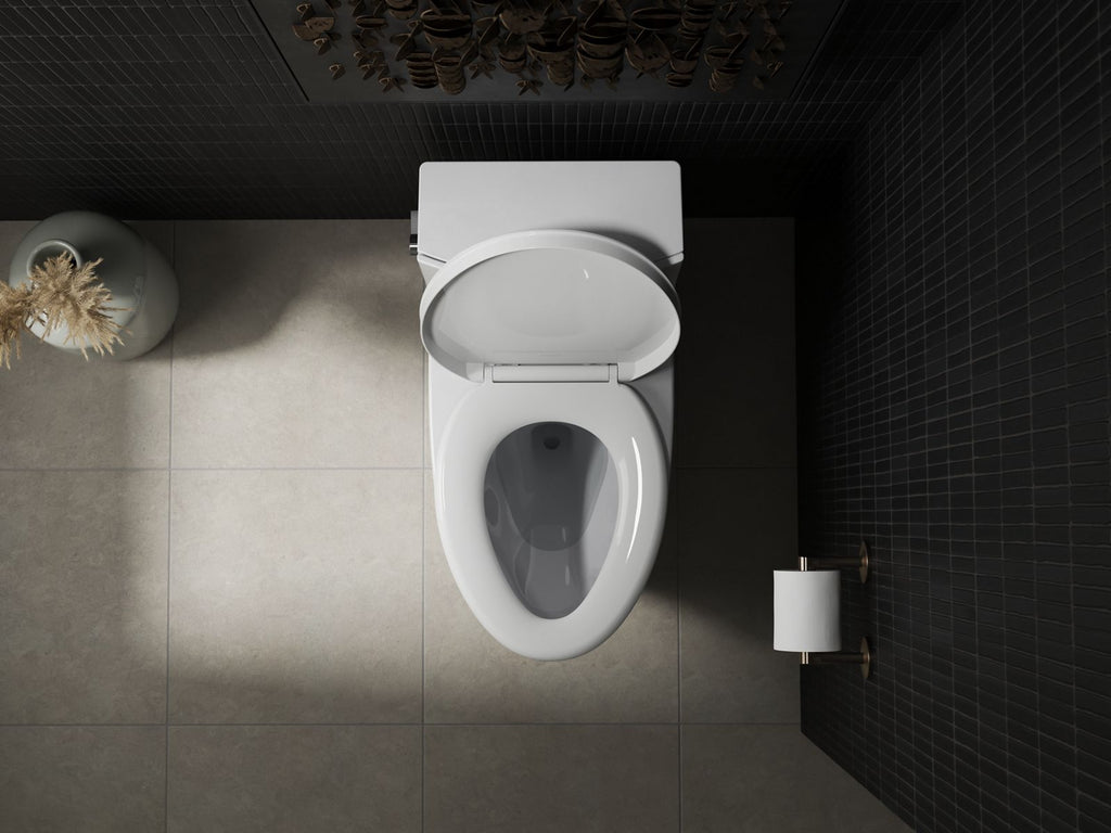 KOHLER K-26801-0 Impro Readylatch Quiet-Close Elongated Toilet Seat - White