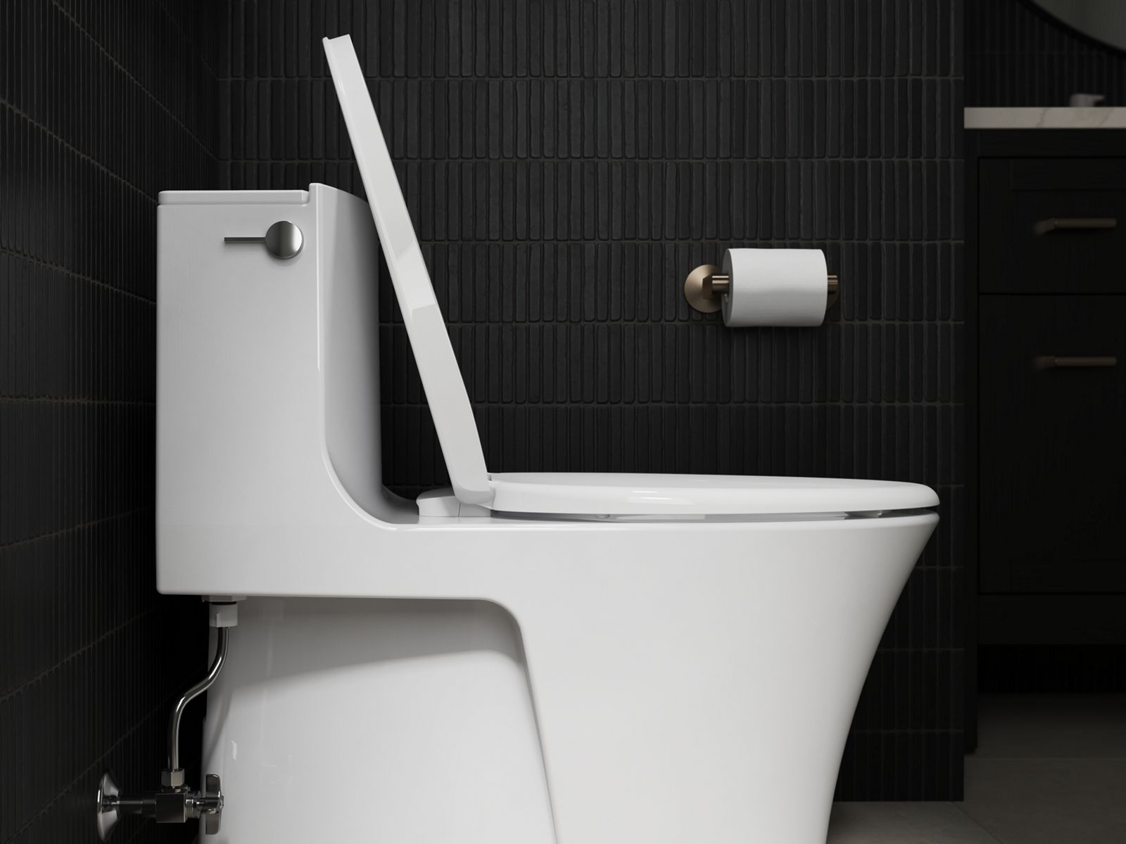 KOHLER K-26801-0 Impro Readylatch Quiet-Close Elongated Toilet Seat - White