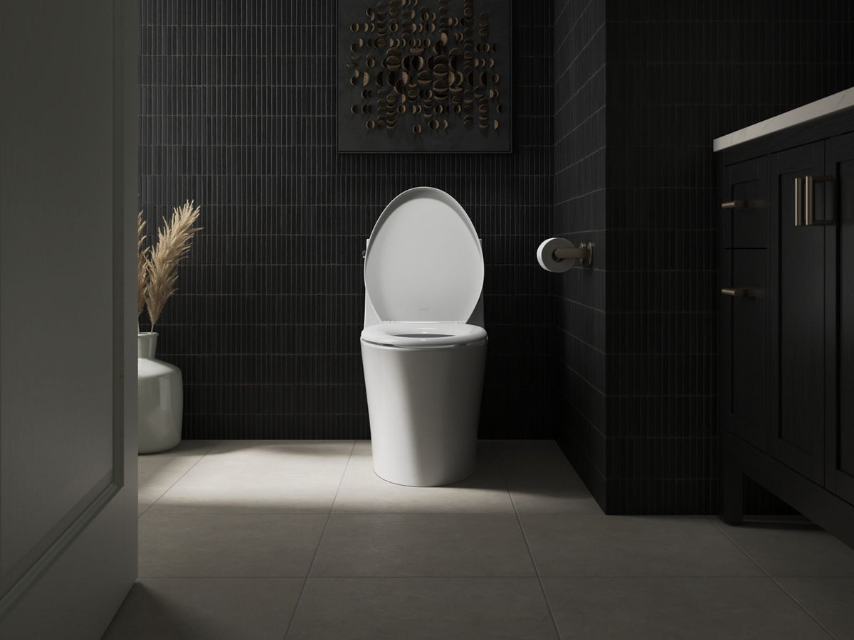 KOHLER K-26801-0 Impro Readylatch Quiet-Close Elongated Toilet Seat - White