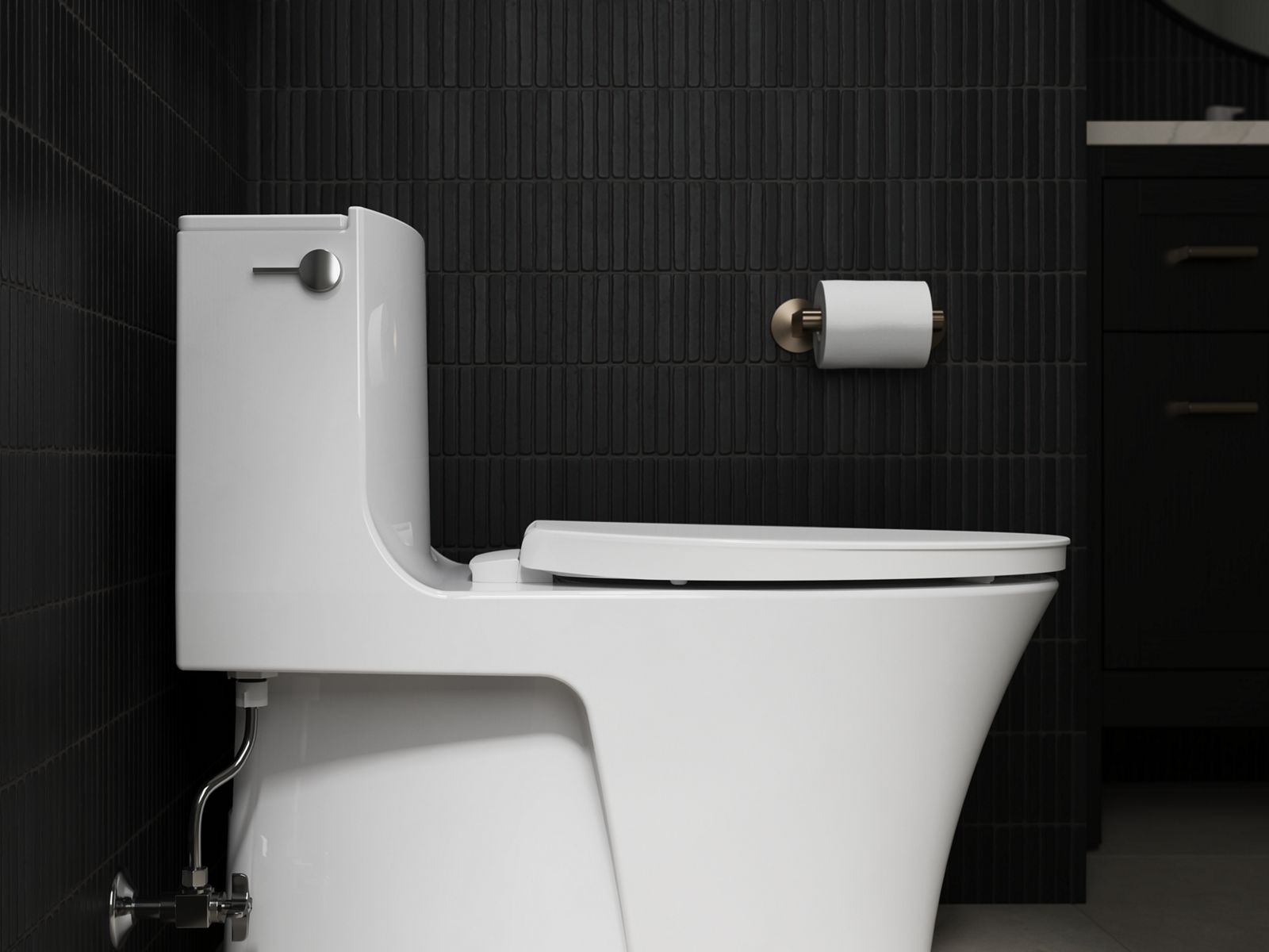 KOHLER K-26801-0 Impro Readylatch Quiet-Close Elongated Toilet Seat - White