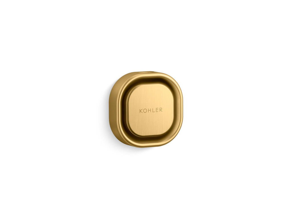 KOHLER K-32310-2MB Invigoration Series Square Steam Head - Vibrant Brushed Moderne Brass