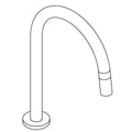 KOHLER Karbon Deck-mount Replacement Spout Kit - Vibrant Stainless, K-1509815-VS