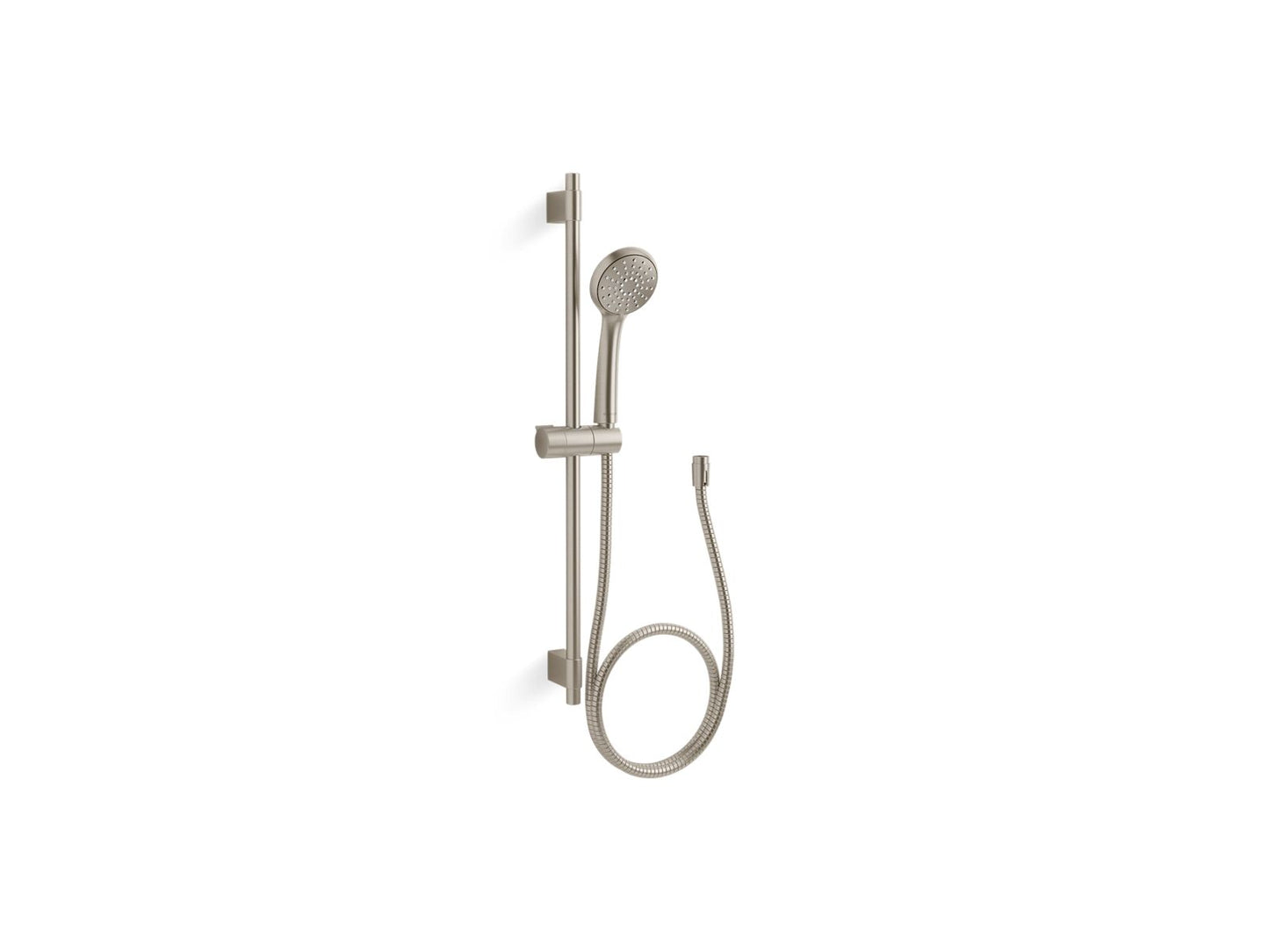 KOHLER K-35950-Y-BN Bellera 28" three-function handshower kit, 2.5 gpm - Vibrant Brushed Nickel