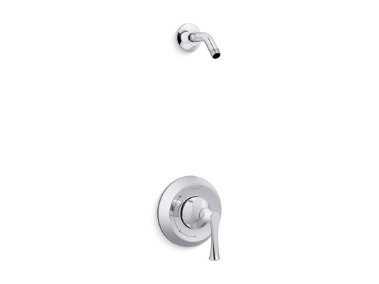 KOHLER K-TLS35938-4-CP Buckley Rite-Temp shower trim kit, without showerhead - Polished Chrome