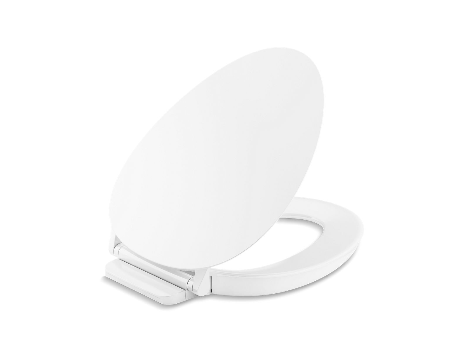 KOHLER K-57777-WCF-0 Cymbal Readylatch Quiet-Close Elongated Toilet Seat - White