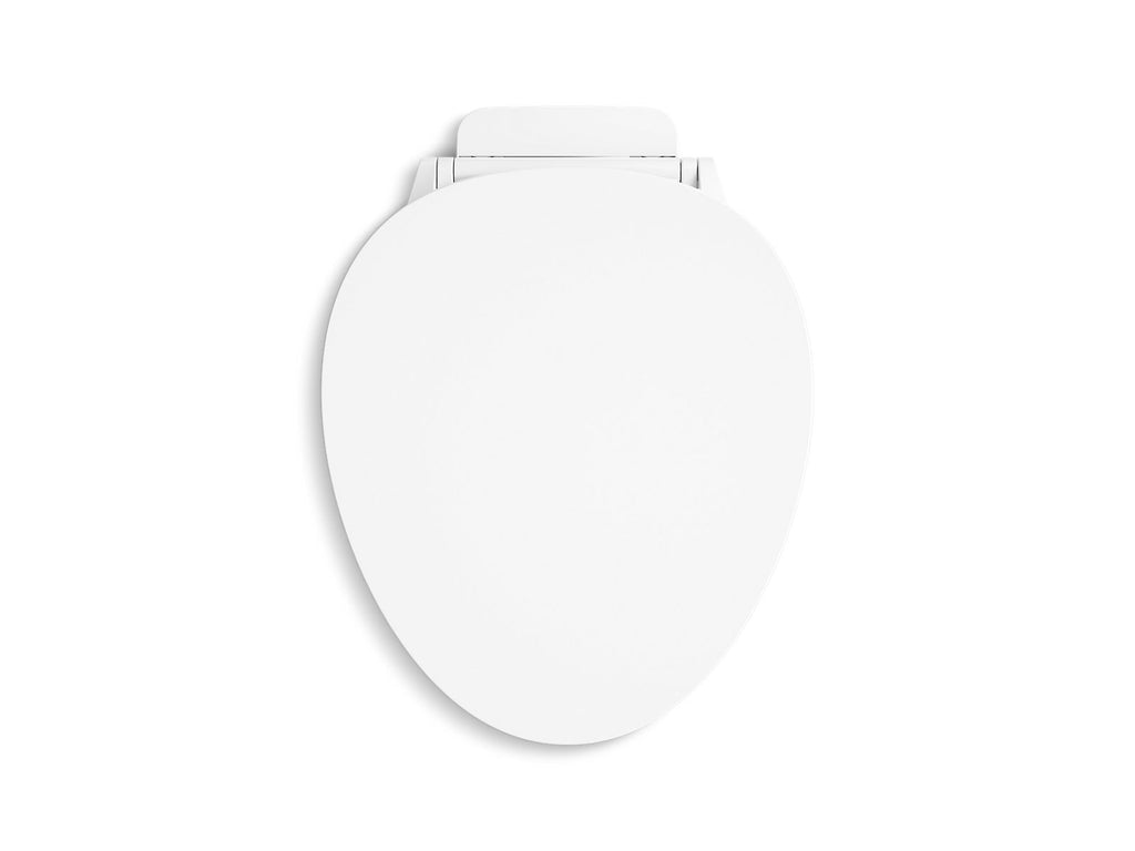 KOHLER K-57777-WCF-0 Cymbal Readylatch Quiet-Close Elongated Toilet Seat - White