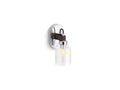 KOHLER K-38416-SC01-CPL Tannage One-Light Sconce - Polished Chrome