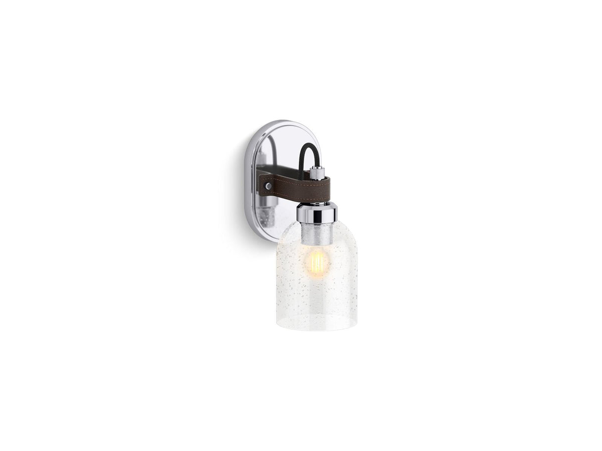KOHLER K-38416-SC01-CPL Tannage One-Light Sconce - Polished Chrome