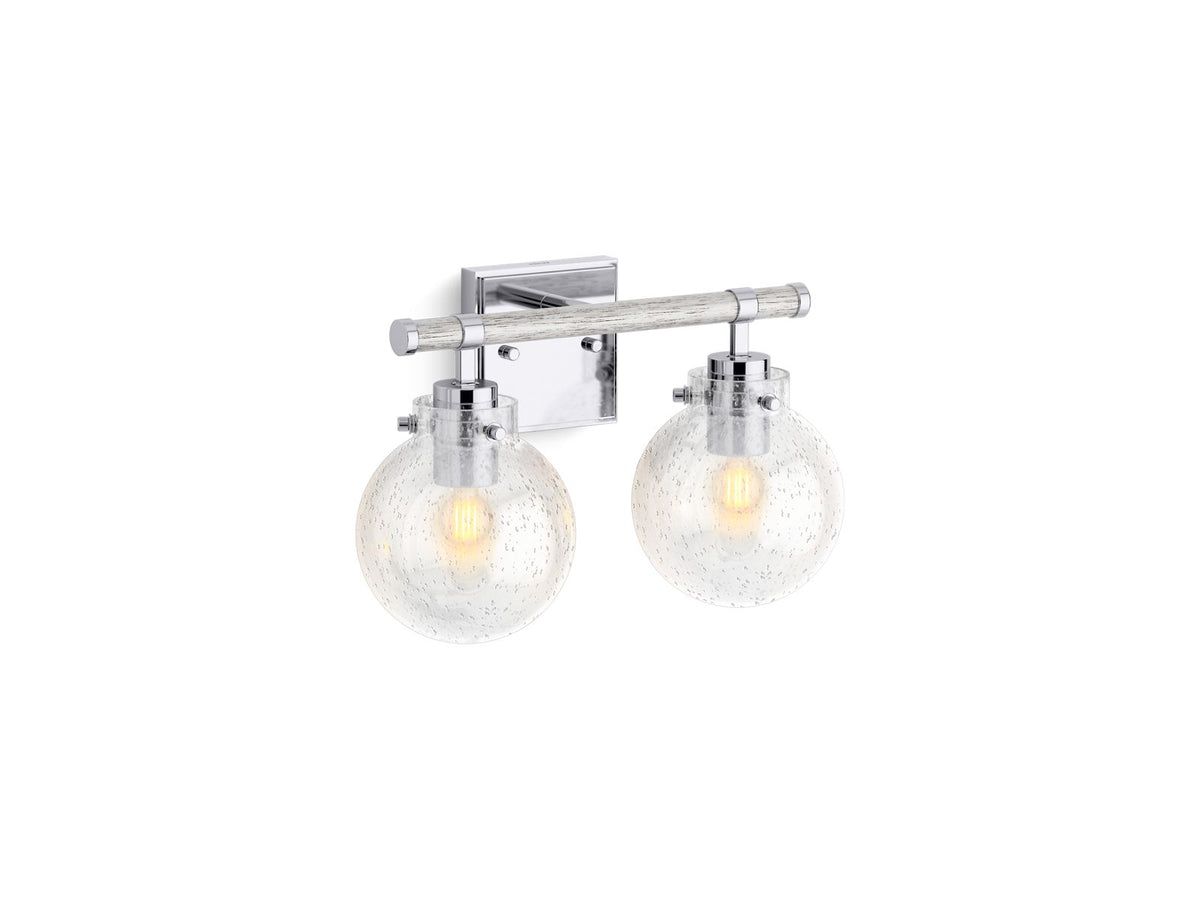 KOHLER K-38413-SC02-CPL Holt Two-Light Sconce - Polished Chrome