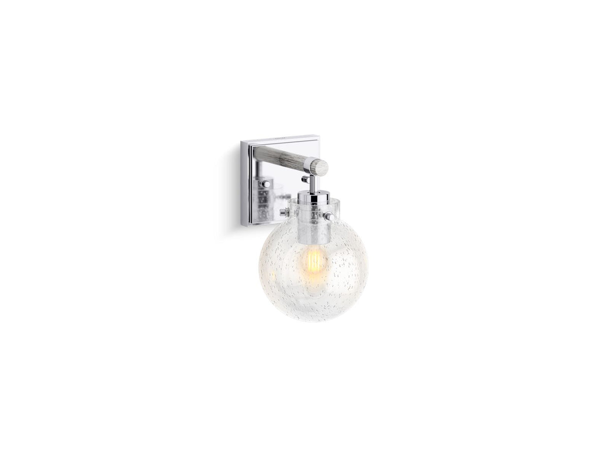 KOHLER K-38412-SC01-CPL Holt One-Light Sconce - Polished Chrome