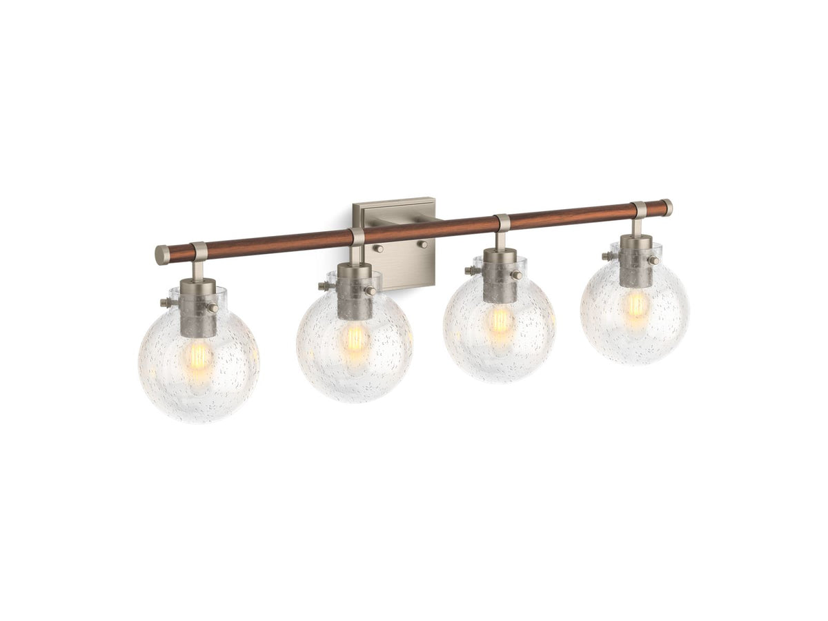 KOHLER K-38415-SC04-BNL Holt Four-Light Sconce - Brushed Nickel