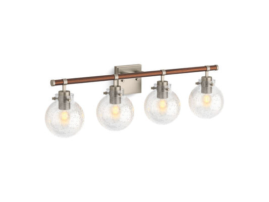 KOHLER K-38415-SC04-BNL Holt Four-Light Sconce In Brushed Nickel