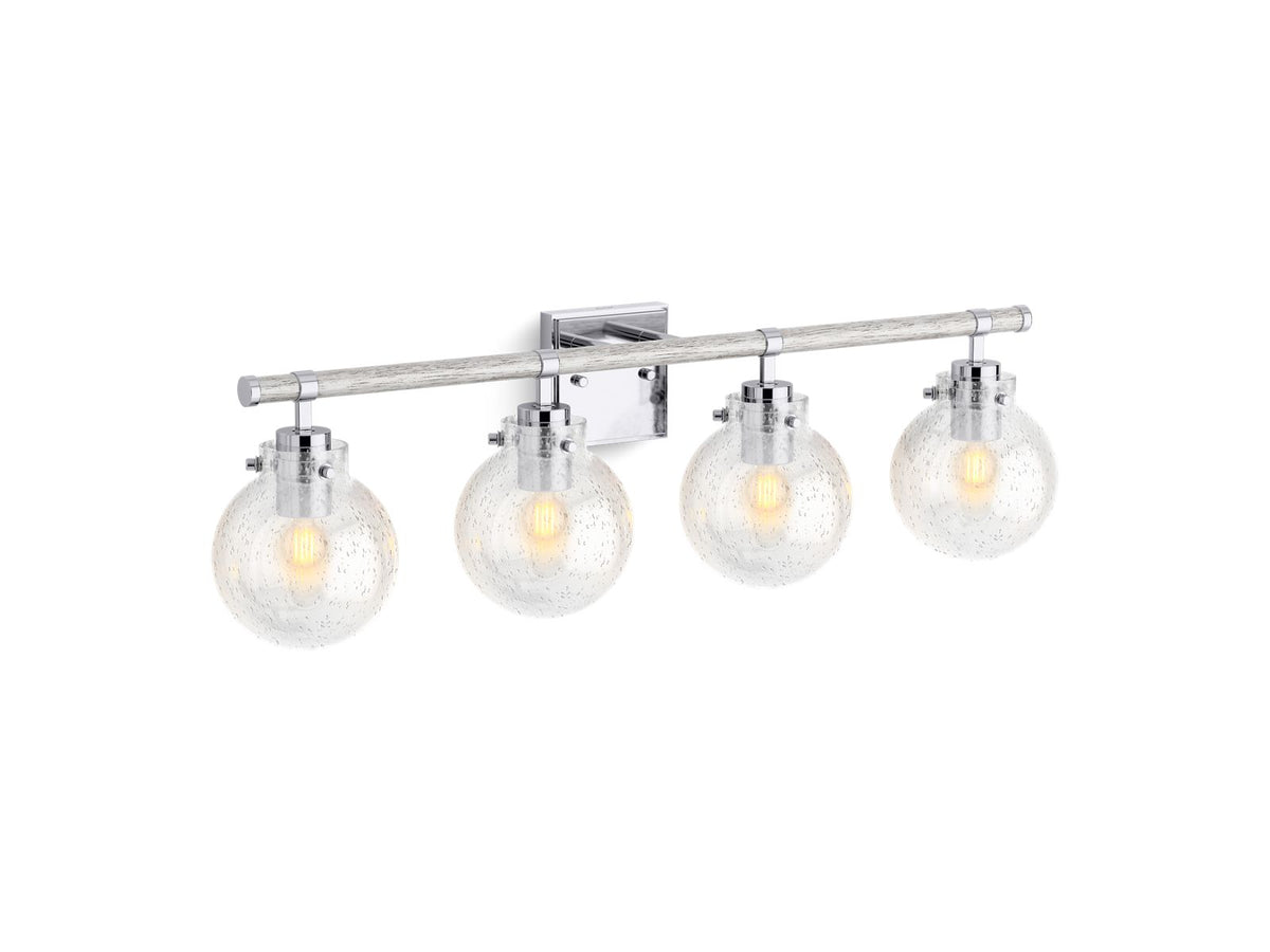 KOHLER K-38415-SC04-CPL Holt Four-Light Sconce - Polished Chrome