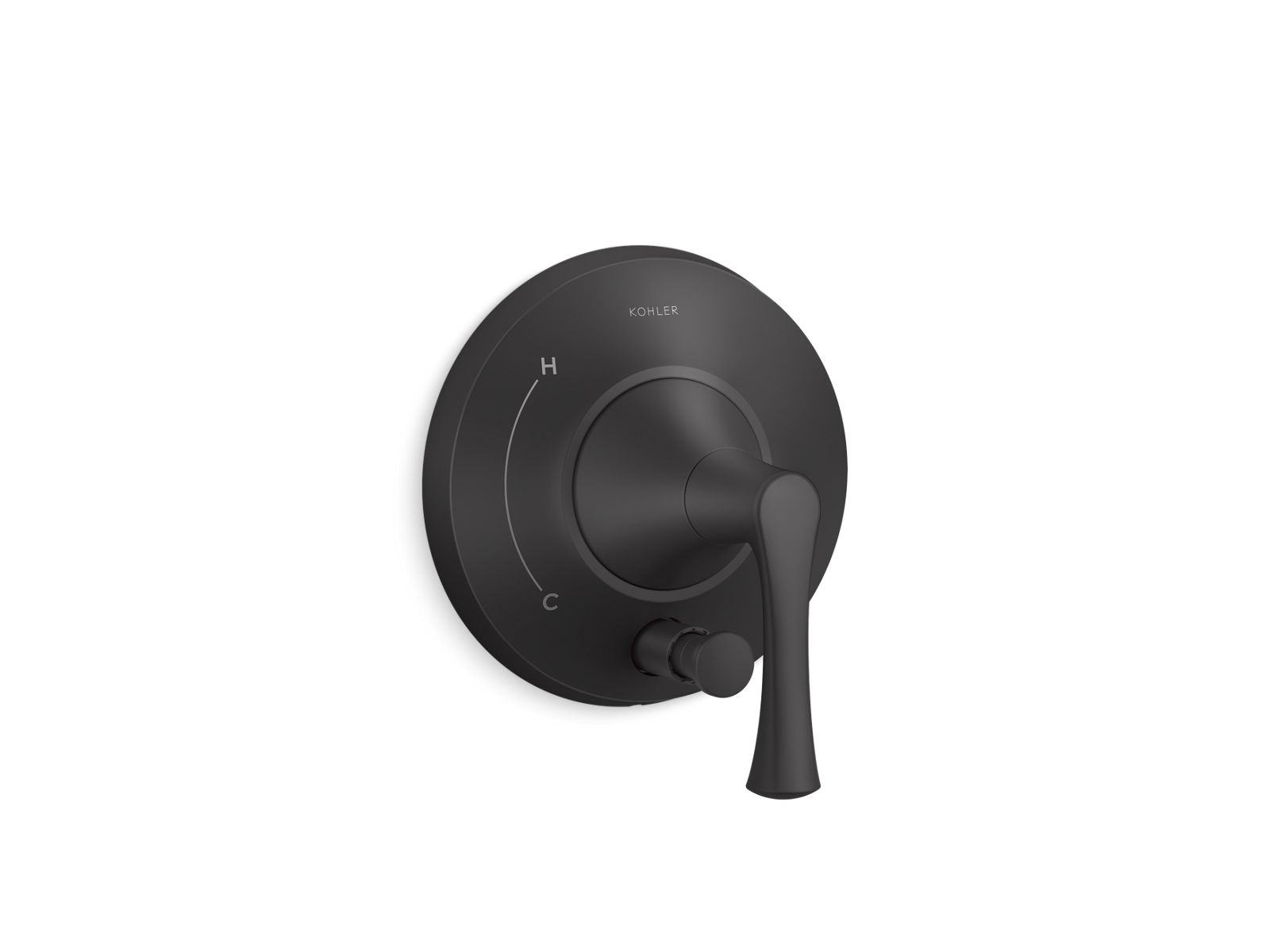 KOHLER K-T35942-4-BL Buckley Rite-Temp Valve Trim With Diverter - Matte Black