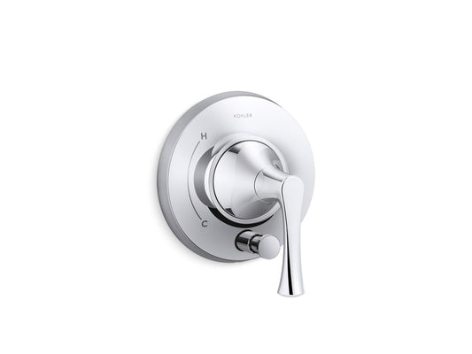 KOHLER K-T35942-4-CP Buckley Rite-Temp valve trim with diverter - Polished Chrome