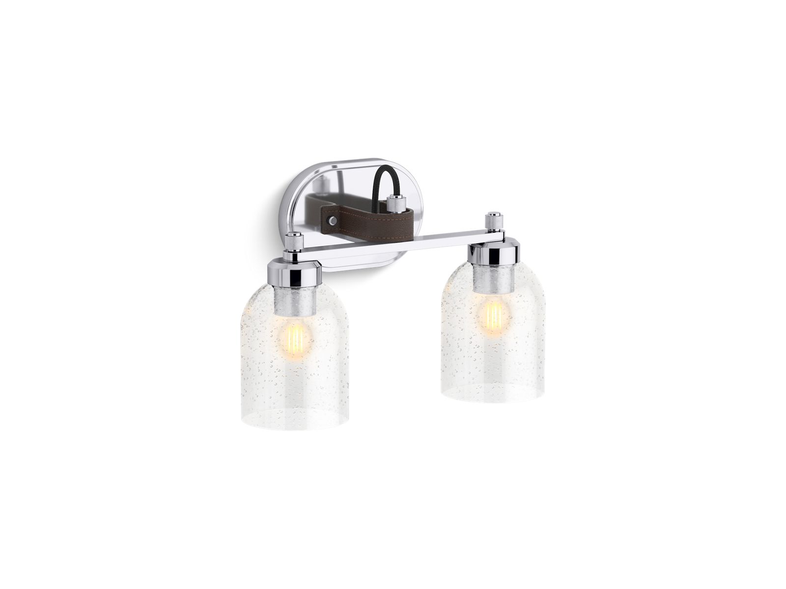 KOHLER K-38417-SC02-CPL Tannage Two-Light Sconce - Polished Chrome