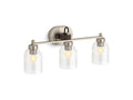 KOHLER K-38418-SC03-BNL Tannage Three-Light Sconce - Brushed Nickel