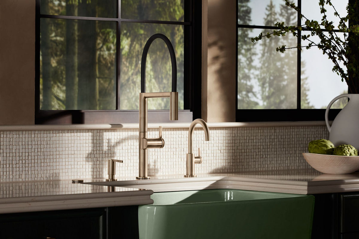 KOHLER K-28293-BL Components Soap/Lotion Dispenser - Matte Black