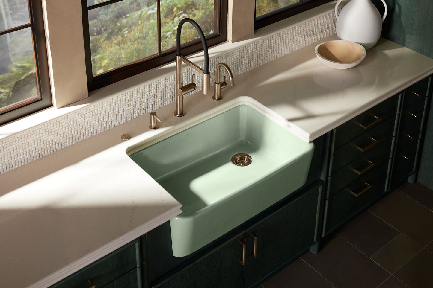 KOHLER K-8801-AF Duostrainer Sink drain and strainer with tailpiece - Vibrant French Gold