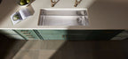 KOHLER K-33665-PC-NA Strive 44" Undermount Single-Bowl Workstation Kitchen Sink - Stainless Steel