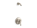 KOHLER K-TLS35943-4-BN Buckley Rite-Temp Shower Trim Kit With Push-Button Diverter, Without Showerhead - Vibrant Brushed Nickel