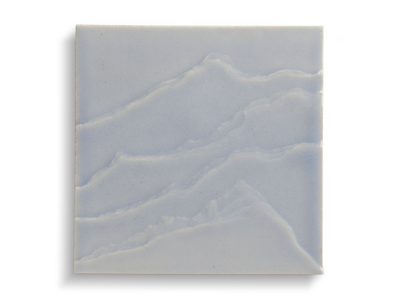 KOHLER K-32639-LBG Landshapes By Daniel Arsham 6" X 6" Feature Tile Produced By The Kohler Wastelab - Light Blue Grey