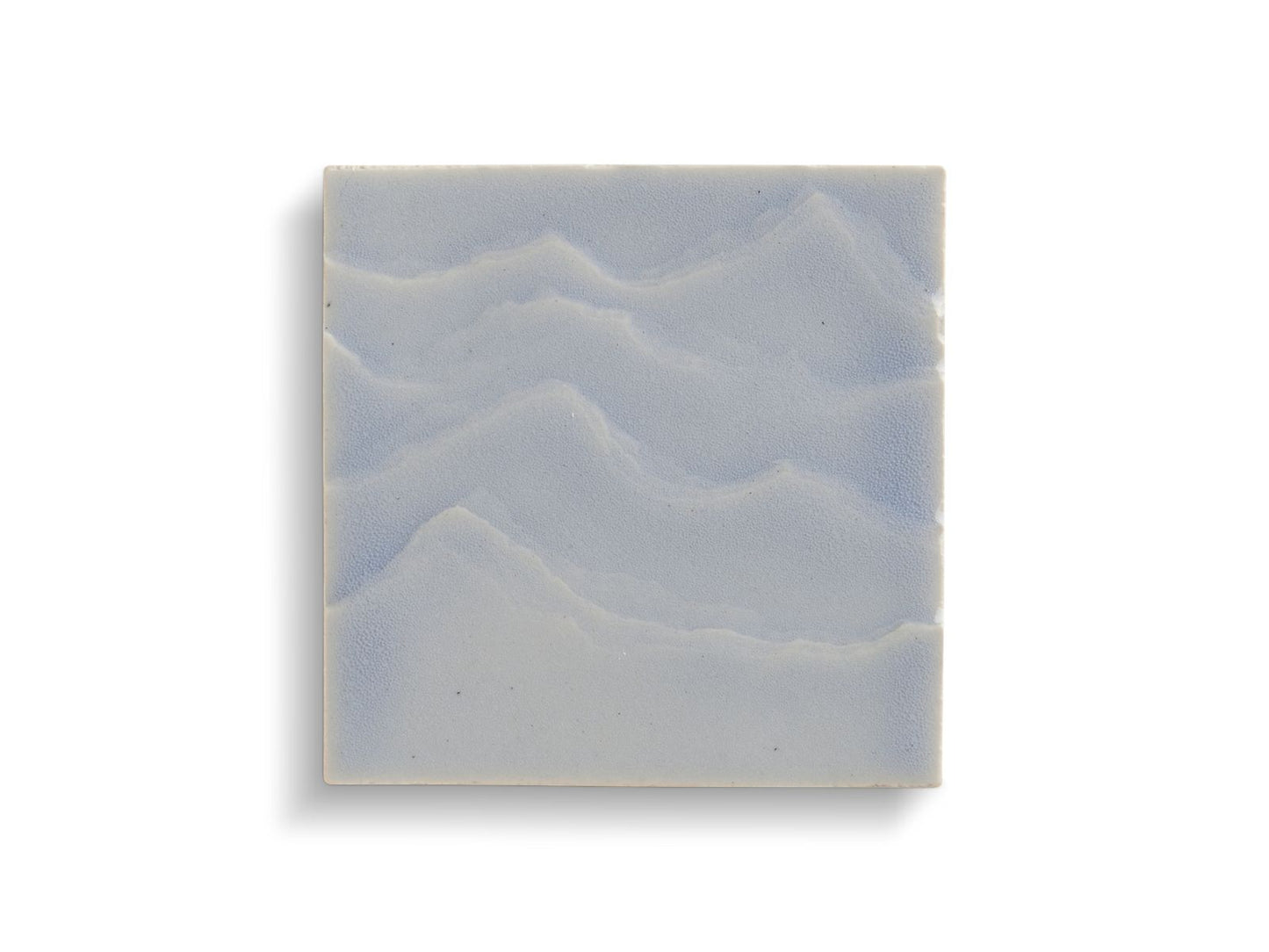 KOHLER K-32576-LBG Landshapes By Daniel Arsham 4" X 4" Feature Tile Produced By The Kohler Wastelab - Light Blue Grey