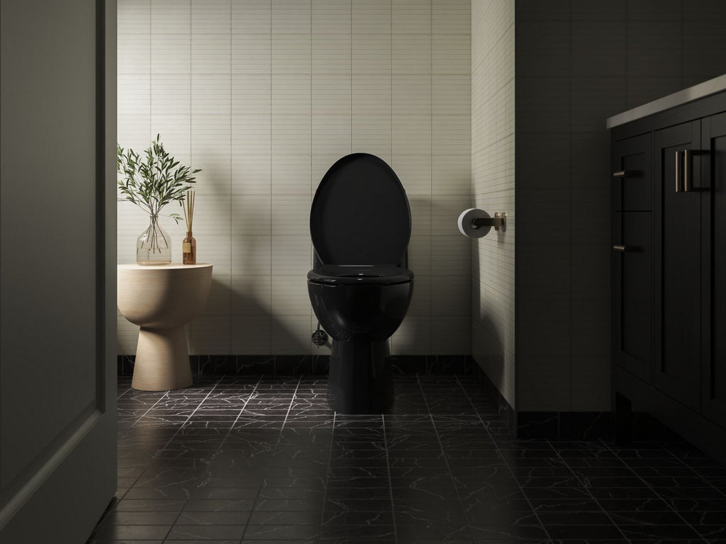 KOHLER K-26801-0 Impro Readylatch Quiet-Close Elongated Toilet Seat - White