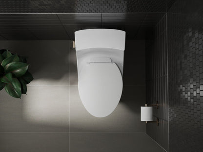 KOHLER K-27331-0 Glissade ReadyLatch Quiet-Close elongated toilet seat - White