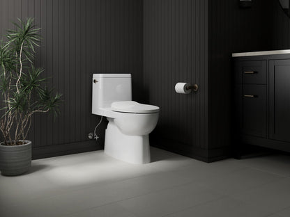 KOHLER K-28004-96 Drift ReadyLatch Quiet-Close elongated toilet seat - Biscuit
